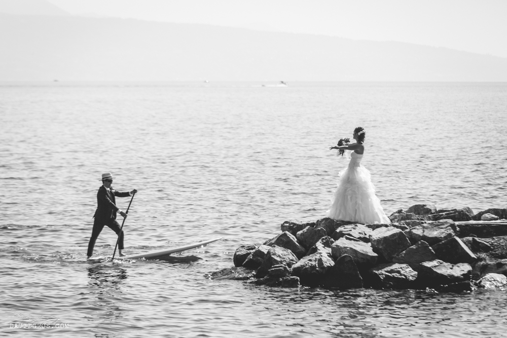 photo mariage lac leman