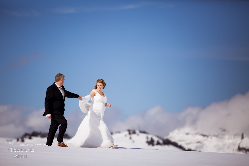 Mariage dans les Alpes